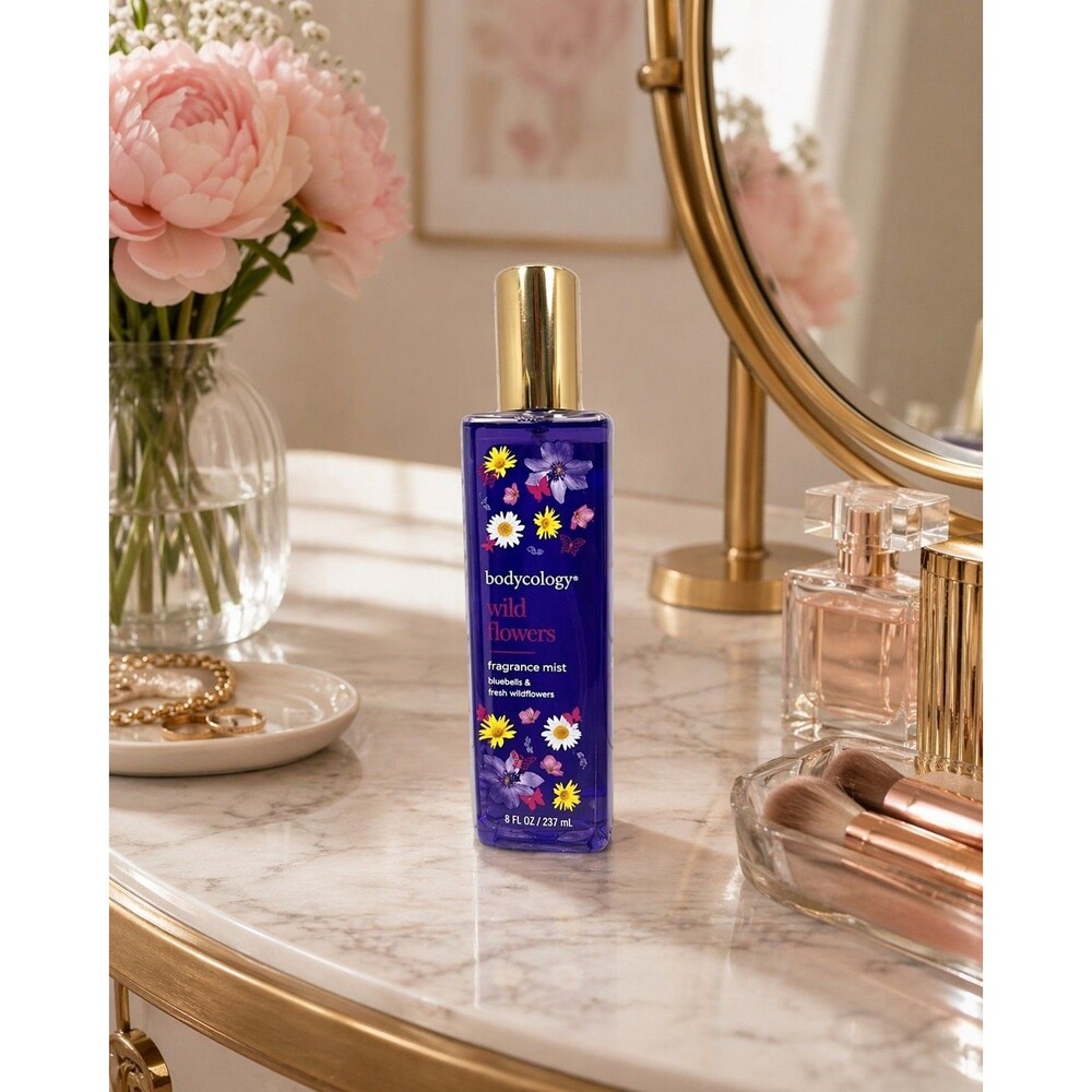 Bodycology Wild Flowers Fragrance Mist 8 fl oz Bluebells & Fresh Wildflowers